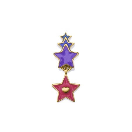 MOTIVO VICEROY ACERO IP DORADO ESMALTE ESTRELLAS 14249M01012