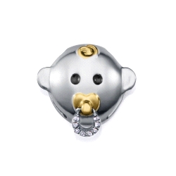 MOTIVO VICEROY ACERO Y DORADO BEBE 14244M01000