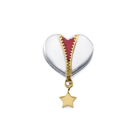 MOTIVO VICEROY ACERO DORADO ESMALTE CORAZON 14239M01000