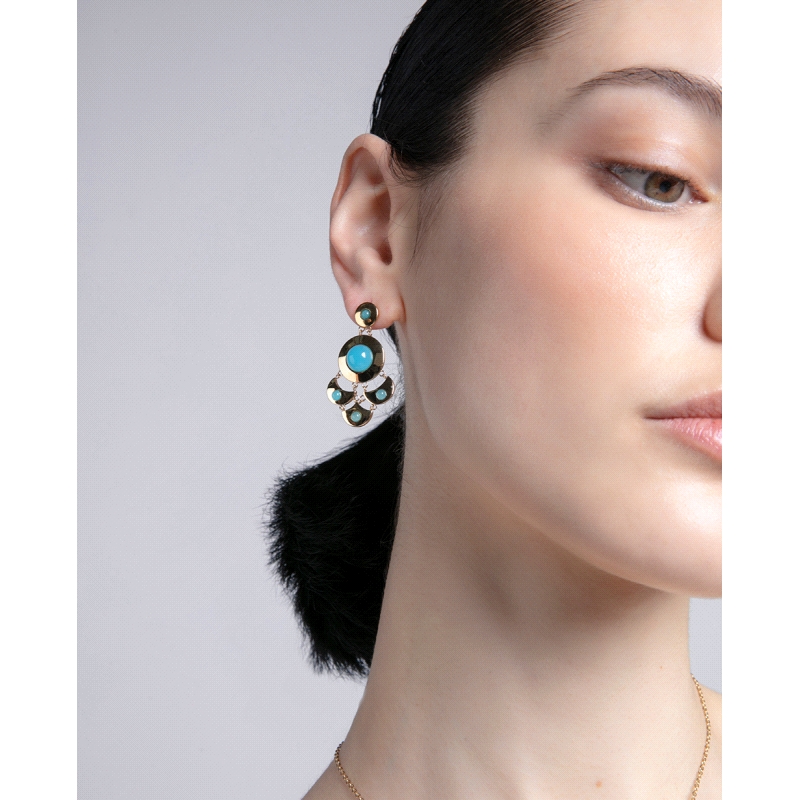 PENDIENTES VICEROY SEÑORA ACERO IP DORADO CRISTAL 14159E01013
