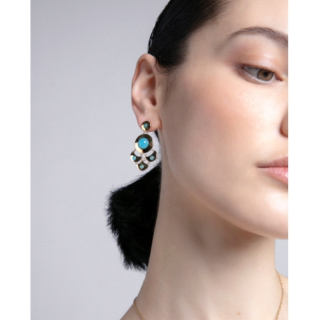 PENDIENTES VICEROY SEÑORA ACERO IP DORADO CRISTAL 14159E01013