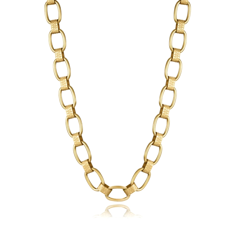 GARGANTILLA VICEROY SEÑORA ACERO IP DORADO ESLABONES 75366C01012