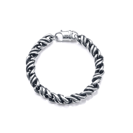 PULSERA VICEROY CABALLERO ACERO ENVEJECIDO CADENA 14136P01000