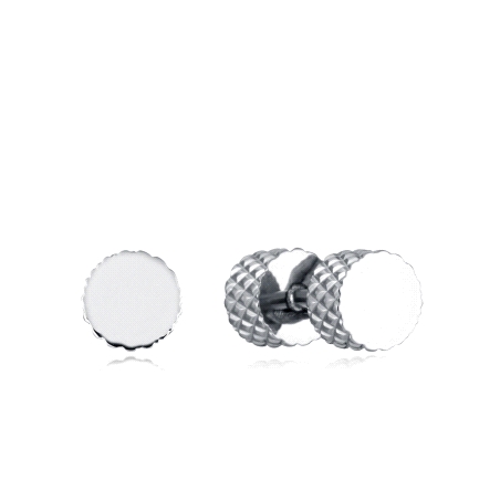 PENDIENTES VICEROY CABALLERO ACERO PRESION CILINDRO