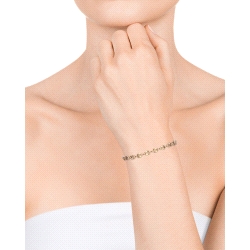 PULSERA VICEROY ACERO IP DORADO ESLABONES 2