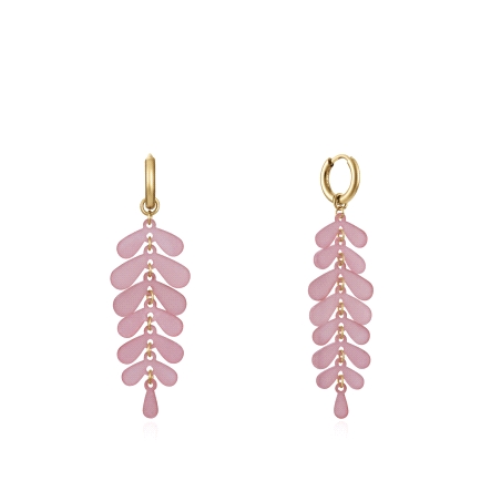 PENDIENTES VICEROY ACERO IP DORADO COLGANTE RESINA