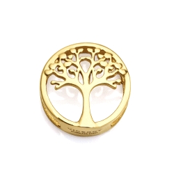 MOTIVO ACERO IP DORADO ARBOL