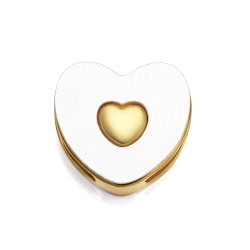 MOTIVO ACERO IP DORADO CORAZON