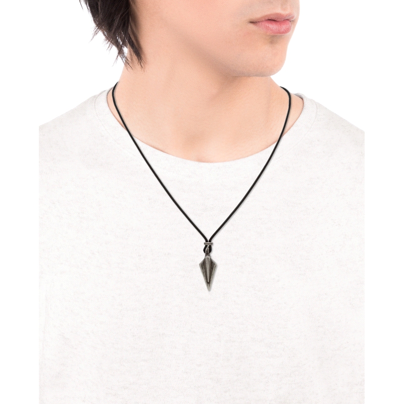 COLLAR ACERO FLECHA ACERO OXIDADO
