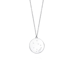 COLLAR PLATA DE LEY SIGNO LIBRA 61014C000-38L 2