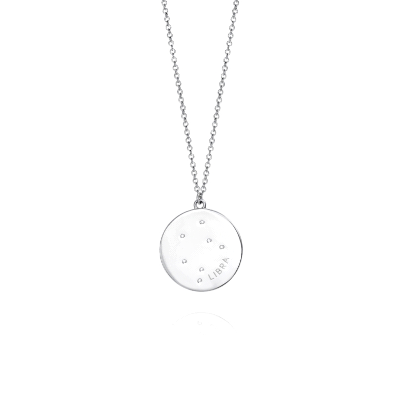 COLLAR PLATA DE LEY SIGNO LIBRA 61014C000-38L