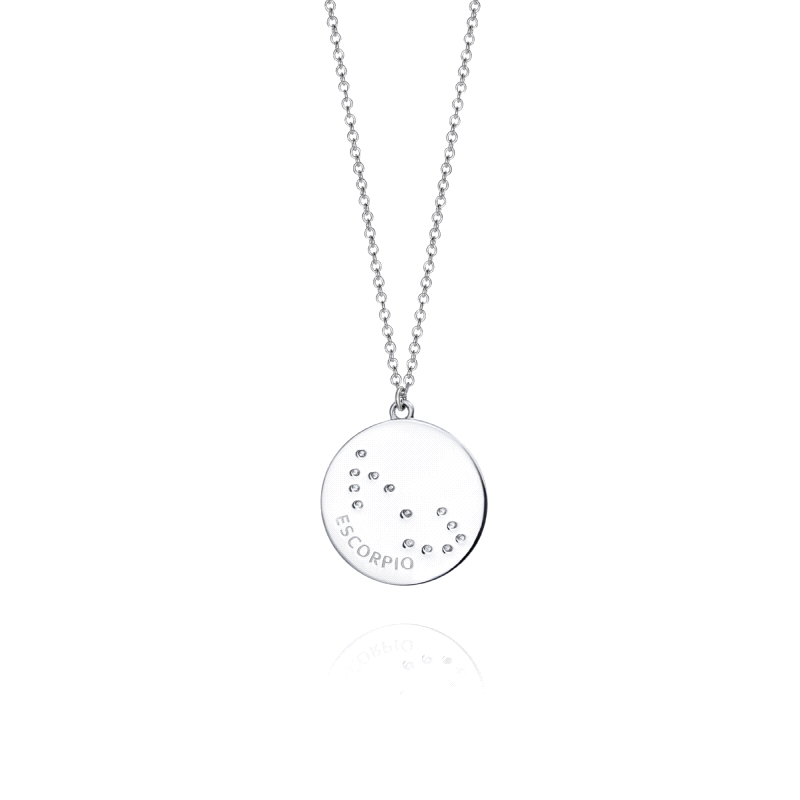 COLLAR PLATA DE LEY ESCORPIO 61014C000-38E