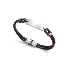 PULSERAS ACERO Y PIEL 6303P01011