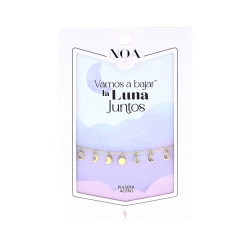 PULSERA ACERO VAMOS A BAJAR LA LUNA