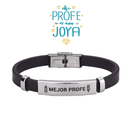 PULSERA ACERO MEJOR PROFE
