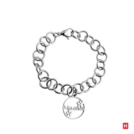 PULSERA ACERO FLAMINGO MAMA