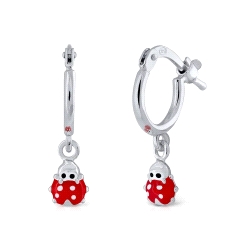 PENDIENTES PLATA LA PETRA MARIQUITA ESMALTE