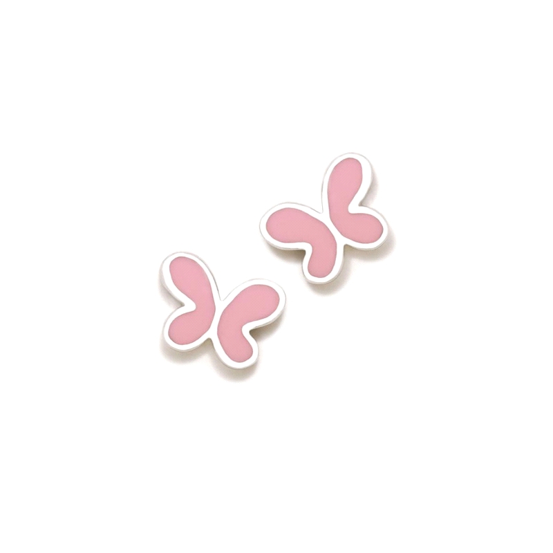 PENDIENTES AGATHA RUIZ DE LA PRADA ROSCA MARIPOSA ROSA