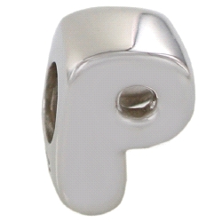 ABALORIO PLATA A TU LADO INICIAL P
