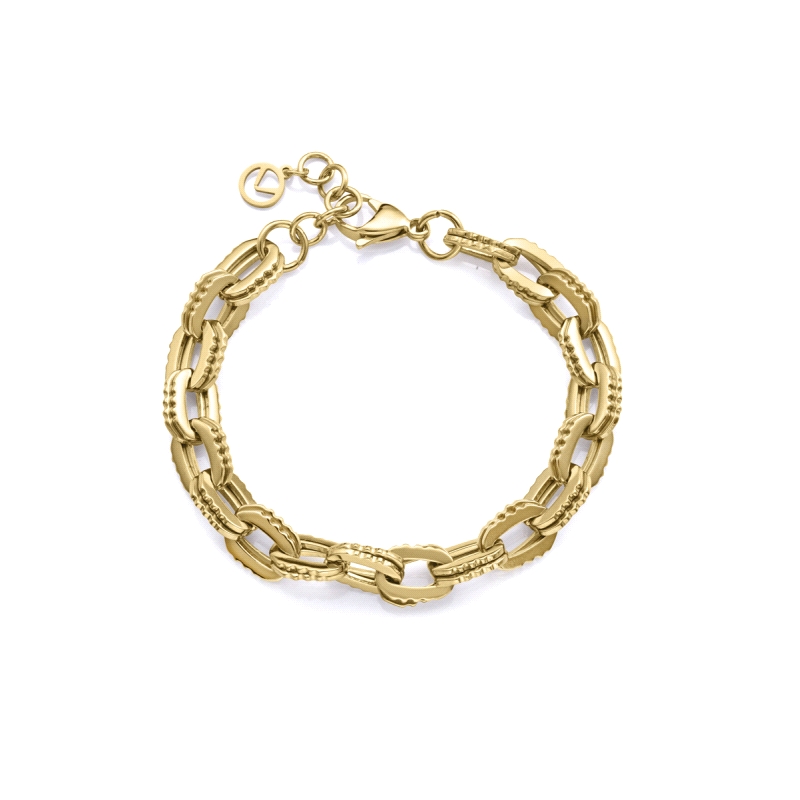 PULSERA VICEROY ACERO SEÑORA IP DORADO ESLABONES 14287P01012          