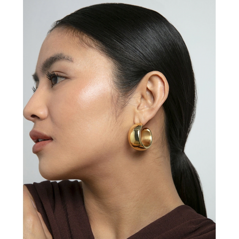 PENDIENTES VICEROY ACERO SEÑORA IP DORADO ARO VOLUMEN 14291E01012     