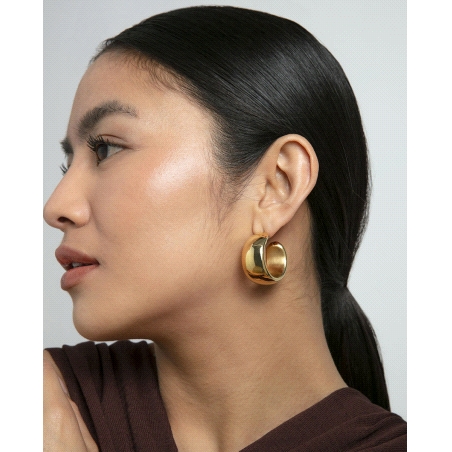 PENDIENTES VICEROY ACERO SEÑORA IP DORADO ARO VOLUMEN 14291E01012     