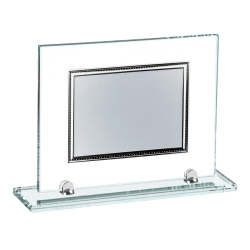 PLACA CONMEMORATIVA CRISTAL 23X19CM