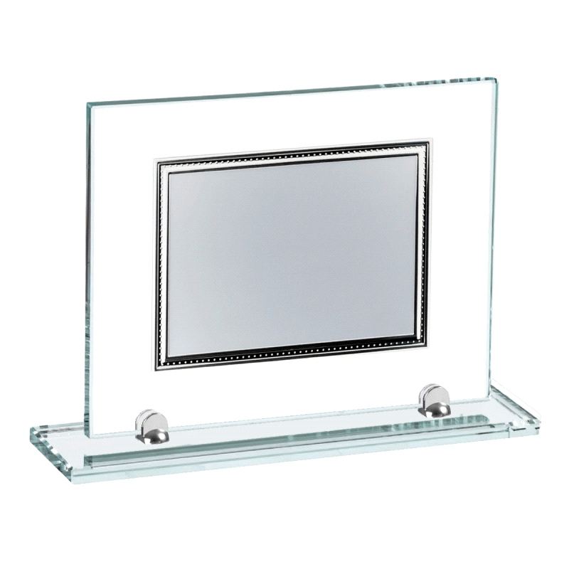 PLACA CONMEMORATIVA CRISTAL 23X19CM