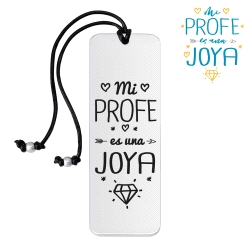 MARCAPAGINAS ACERO MI PROFE ES UNA JOYA