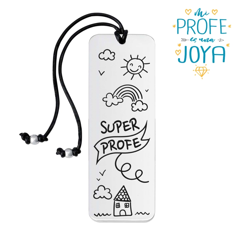 MARCAPAGINAS ACERO SUPER PROFE