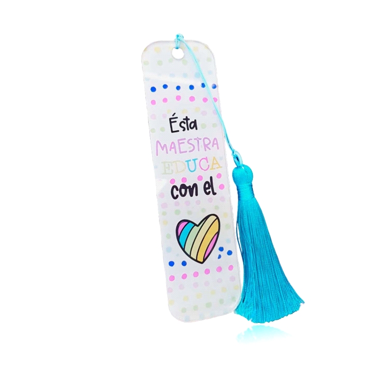 MARCAPAGINAS METACRILATO MESTRA BORLA