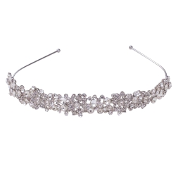 DIADEMA NOVIA IRISH PLATA