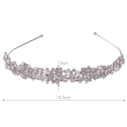 DIADEMA NOVIA IRISH PLATA 2