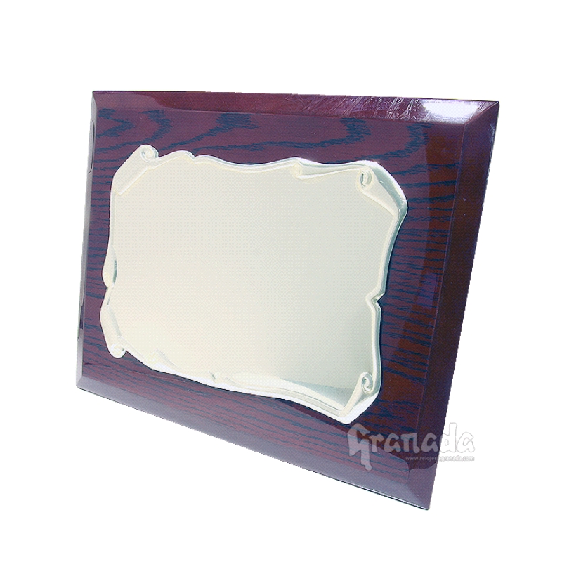 Placa Homenaje Plateada