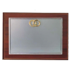 PLACA DE MADERA 29X23CM