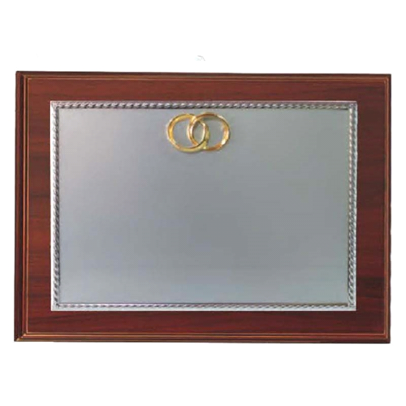 PLACA DE MADERA 29X23CM
