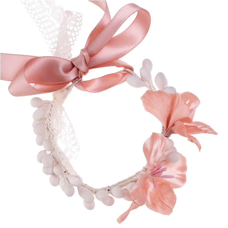 PULSERA DE AZAHAR ROCIO ROSA NUDE