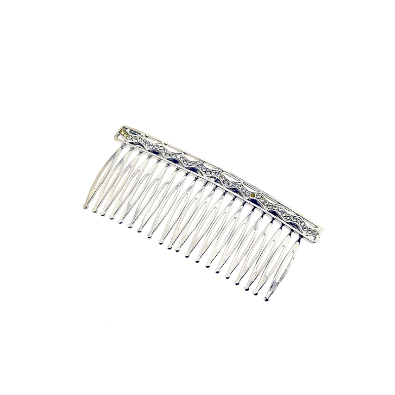 Peina para novias de Rodio y Circonita Blanca