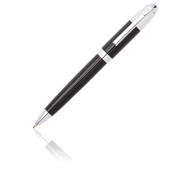 BOLIGRAFO CLASICO  CROMADO NEGRO