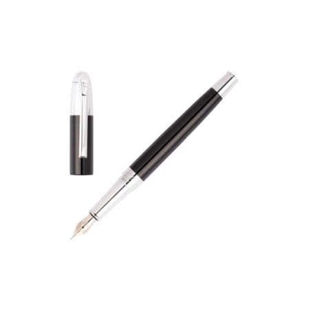 PLUMA CLASICO  CROMADO NEGRO