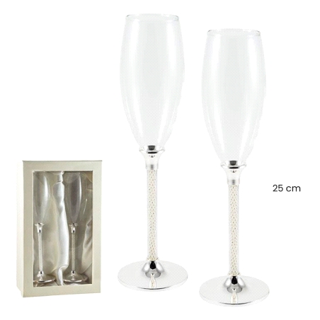 SET COPAS CRISTAL PIE CRISTALES