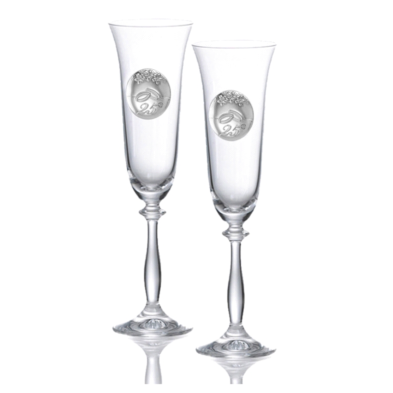 ESTUCHE COPAS CONMEMORATIVAS 25 ANIVERSARIO