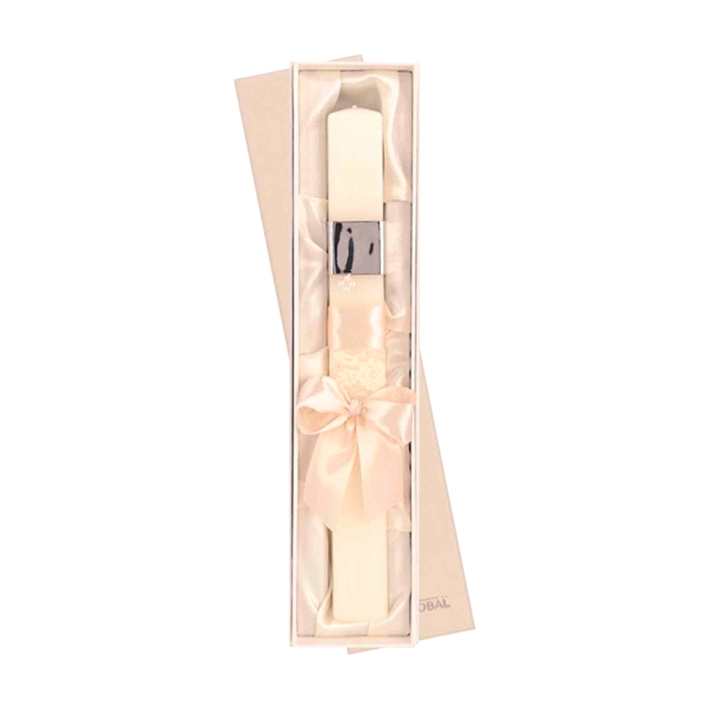 ESTUCHE VELA BAUTIZO LAZO