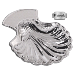 CONCHA BAUTISMAL PLATEADA