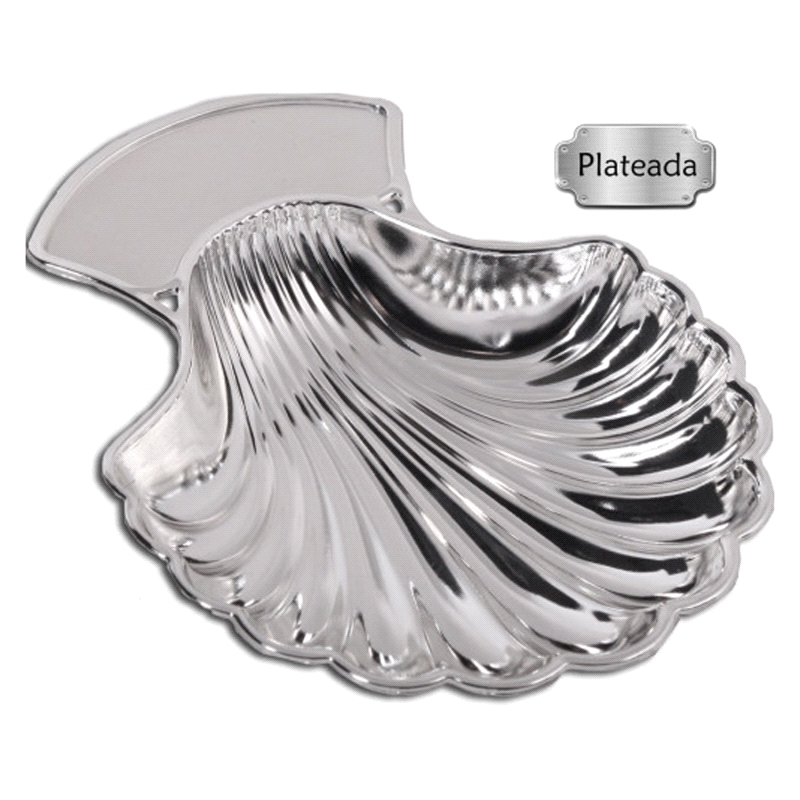 CONCHA BAUTISMAL PLATEADA