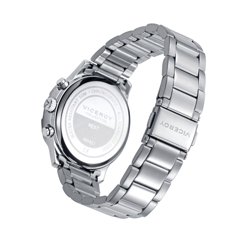 RELOJ VICEROY NIÑO CRONOGRAFO ACERO Y ALUMINIO 401421-34