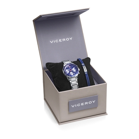 RELOJ VICEROY NIÑO CRONOGRAFO ACERO Y ALUMINIO 401421-34