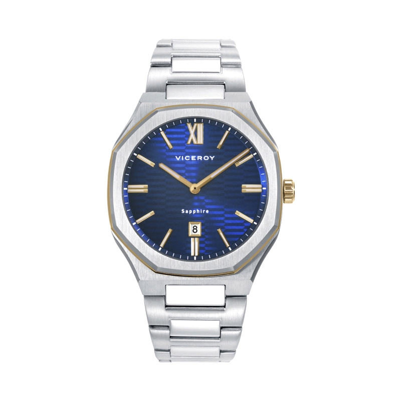 RELOJ VICEROY CABALLERO ACERO COLECCION LAURA ESCANES 45009-33