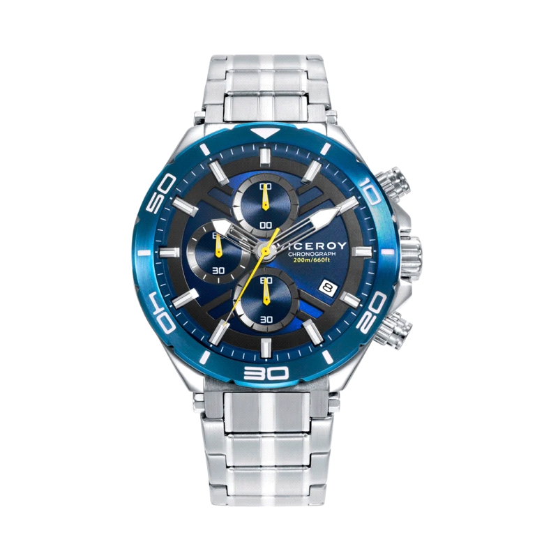 RELOJ VICEROY CABALLERO CRONOGRAFO ACERO 46841-37