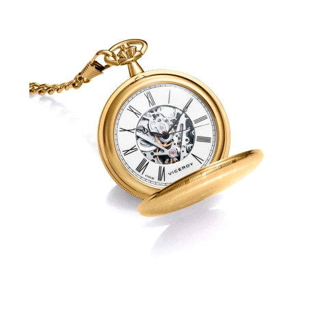 RELOJ VICEROY BOLSILLO CABALLERO DORADO 41153-92